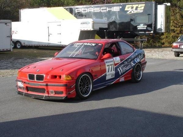 APR Performance GTC-300 E36 M3 61" Carbon Fiber Adjustable Wing - Attacking the Clock Racing