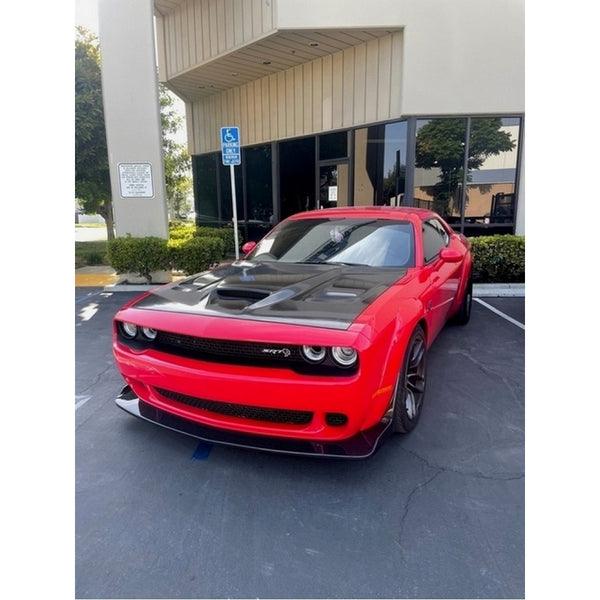 Dodge Challenger Hellcat Front Air Dam / Lip 2015-2023 - Attacking the Clock Racing