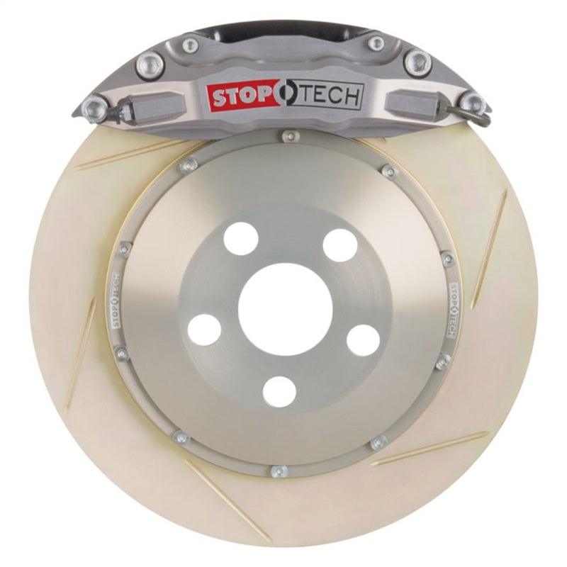 StopTech 88-91 BMW M3 Trophy Sport Big Brake Kit Silver Caliper Slotted 2Pc. Rotor Front Upgrade Kit - Attacking the Clock Racing