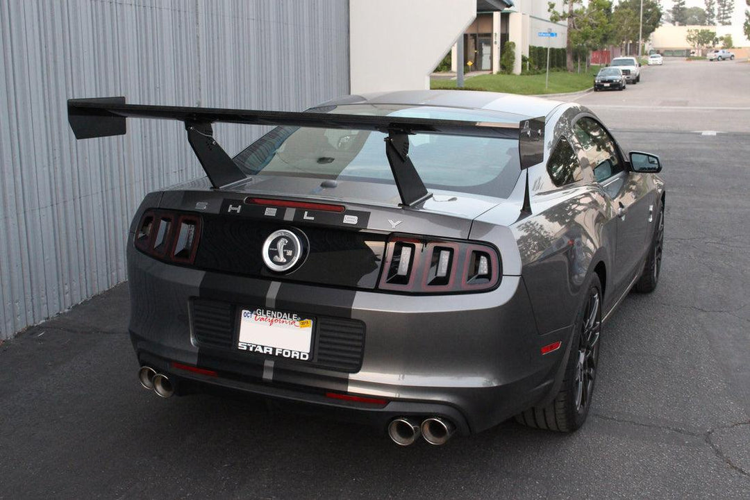 APR Performance GT-250 Ford Mustang Spec 67" Adjustable Carbon Fiber Wing - Attacking the Clock Racing