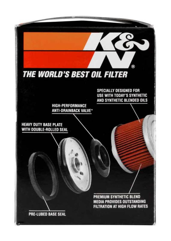 K&N Arctic Cat 2.688in OD x 3.344in H Oil Filter