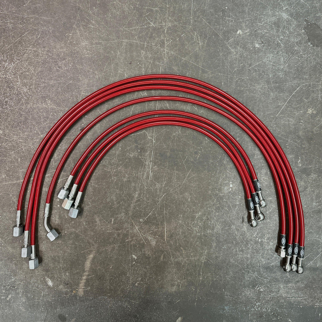 HEL Braided Fuel Injector Lines for Porsche 911 SC - Attacking the Clock Racing