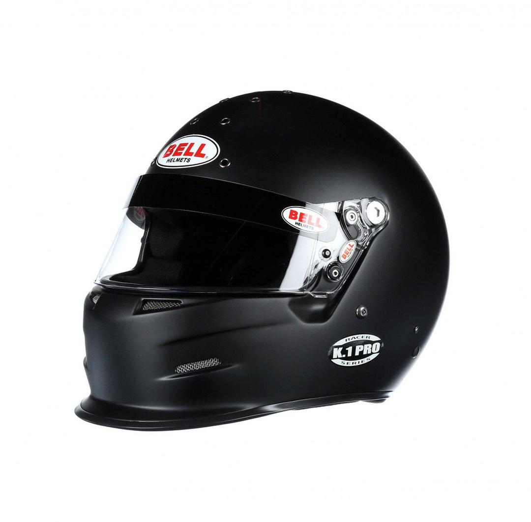 Bell K1 Pro Matte Black Helmet Size Medium - Attacking the Clock Racing