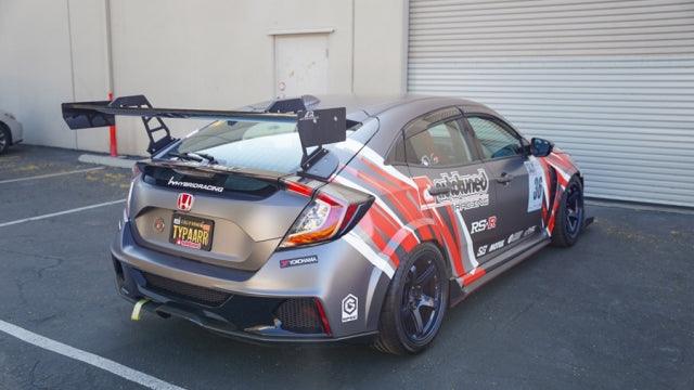 APR Performance GT-250 Honda Civic Type R 61" Spec Adjustable Carbon Fiber Wing - Swan Neck - Attacking the Clock Racing