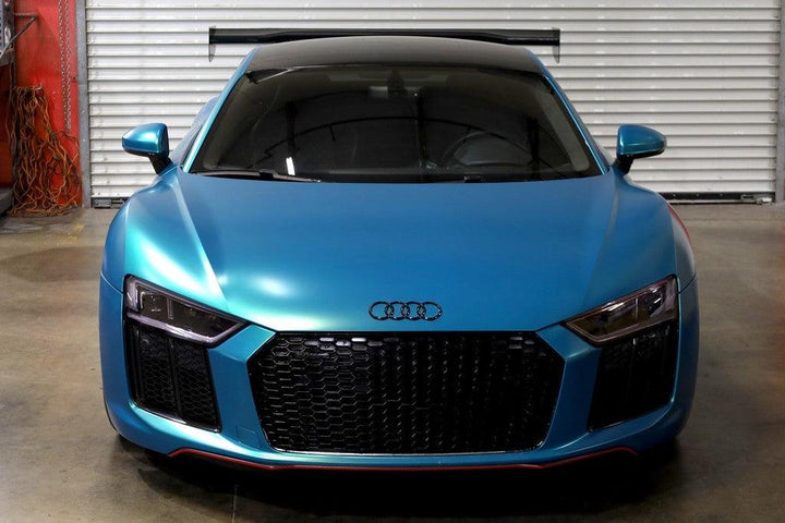 APR Performance GTC-500 Audi R8 71" Spec Carbon Wing W/ Carbon Active Spoiler Replacement - Attacking the Clock Racing