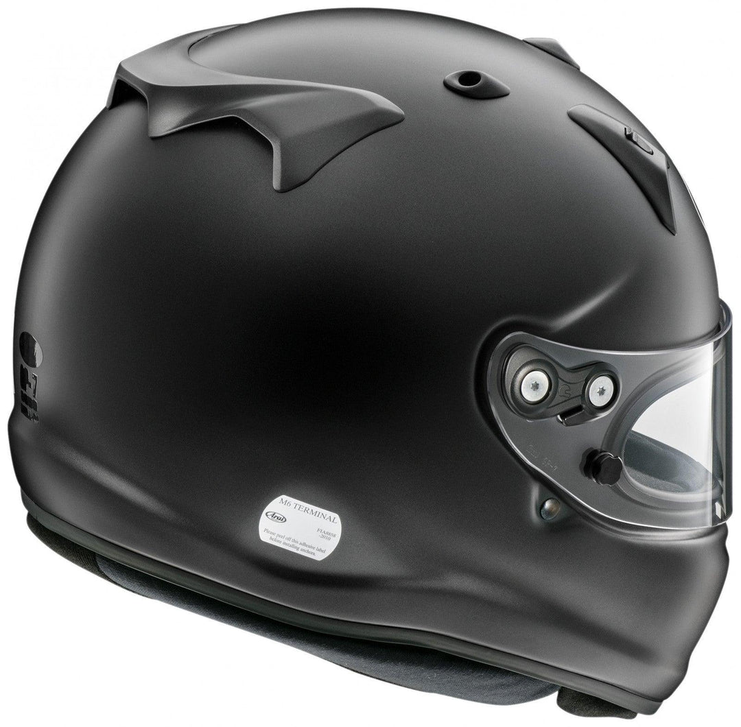 Arai GP-7 Black Frost Large Racing Helmet - Attacking the Clock Racing