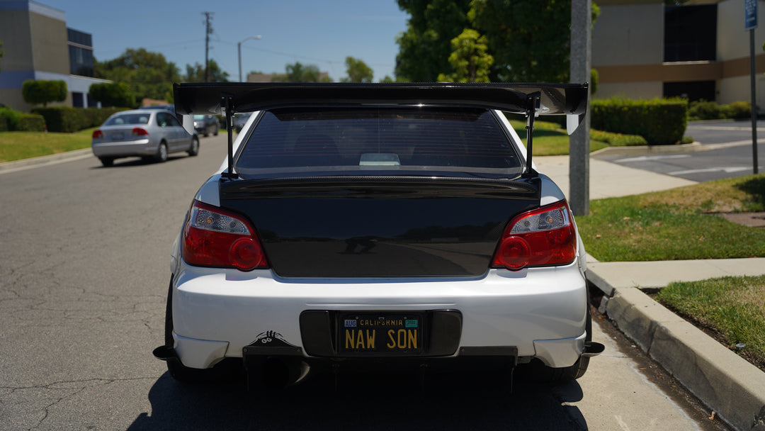 Subaru Impreza WRX/ STI Carbon Fiber License Plate Frame 2004-2007