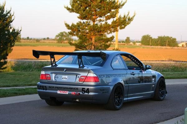 BMW E46 3-Series / M3 GTC-300 Adjustable Wing 2001-2006 - Attacking the Clock Racing