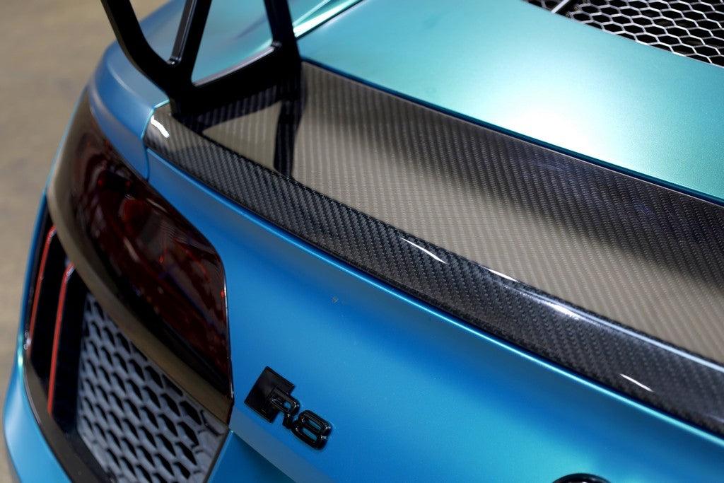 APR Performance GTC-500 Audi R8 71" Spec Carbon Wing W/ Carbon Active Spoiler Replacement - Attacking the Clock Racing