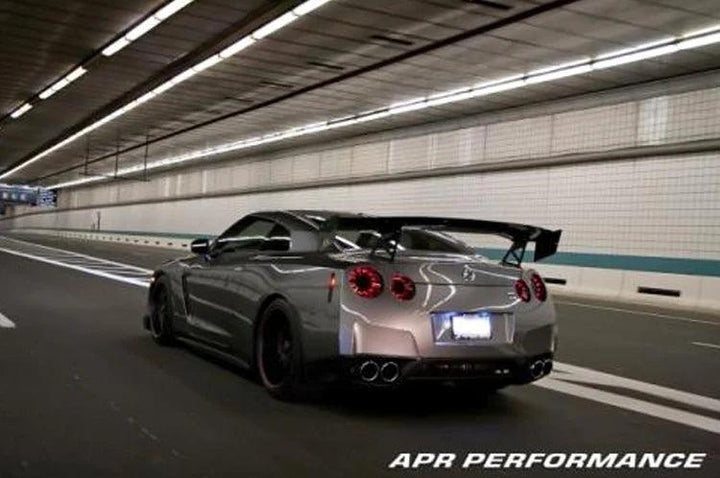 APR Performance GTC-500 GTR R35 Spec Carbon Fiber Adjustable Wing - Attacking the Clock Racing