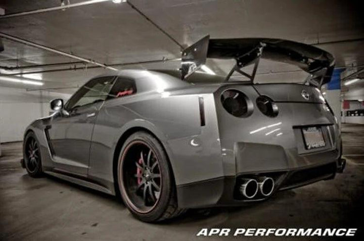 APR Performance GTC-500 GTR R35 Spec Carbon Fiber Adjustable Wing - Attacking the Clock Racing