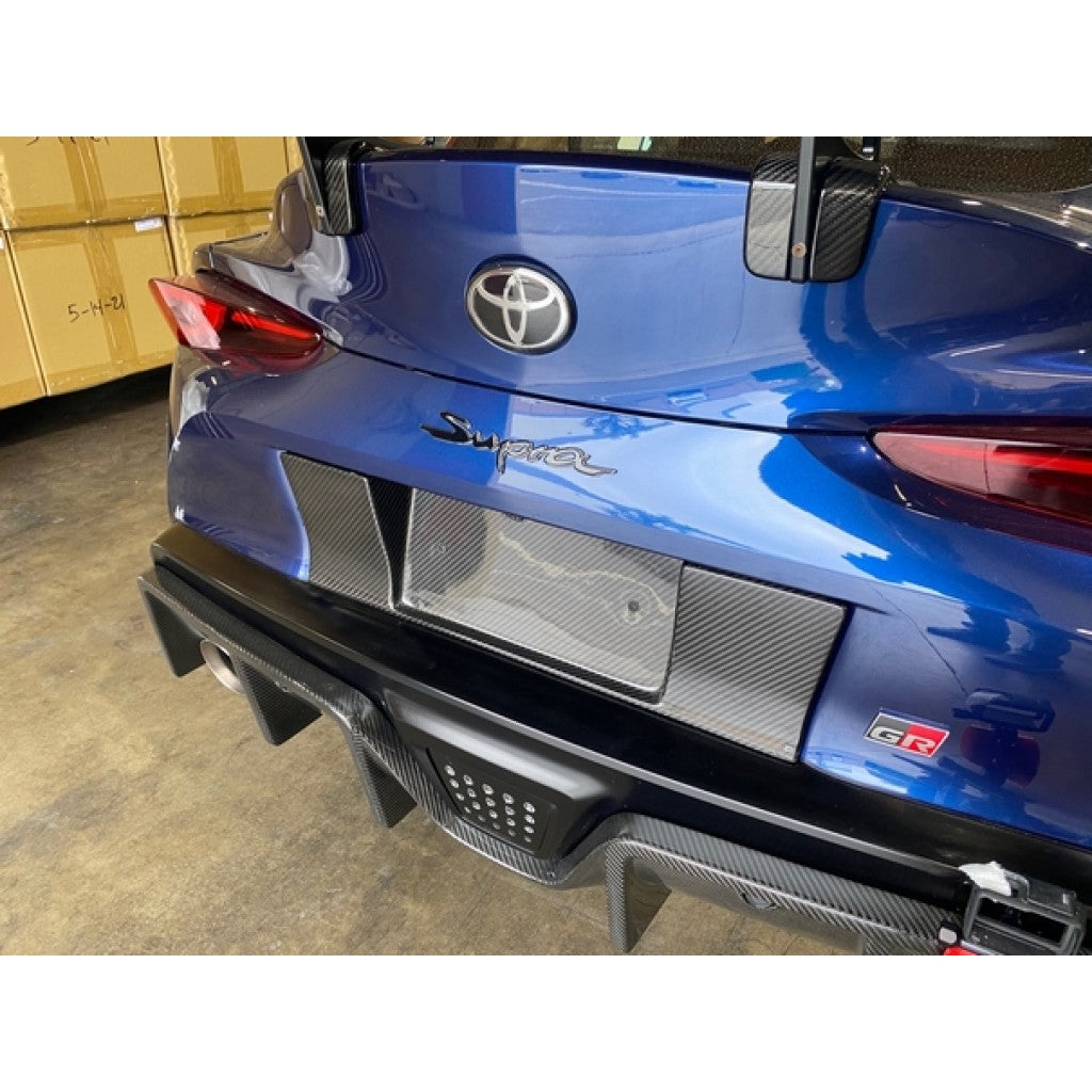 Toyota Supra A90 License Plate Backing 2020-2023