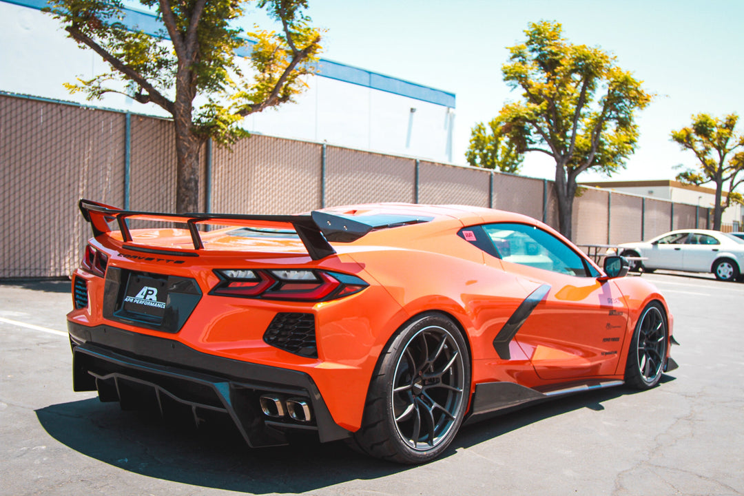 Chevrolet Corvette C8 License Plate Backing 2020-UP