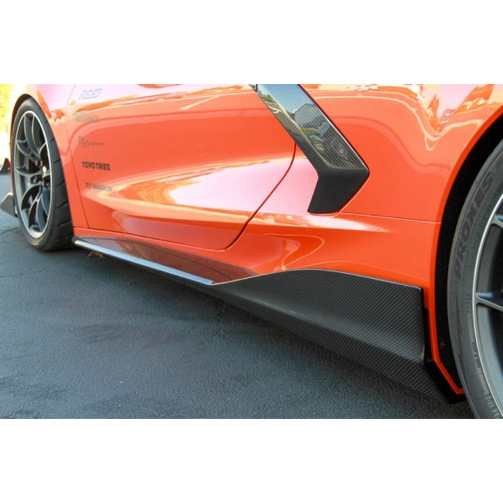 Chevrolet Corvette C8 Side Rocker Extensions/ Side Skirt 2020-UP