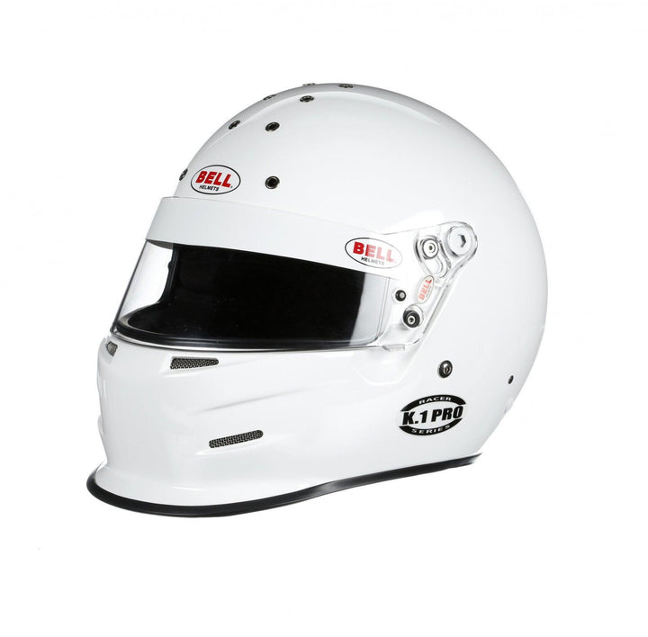 Bell K1 Pro White Helmet Size Large - Attacking the Clock Racing