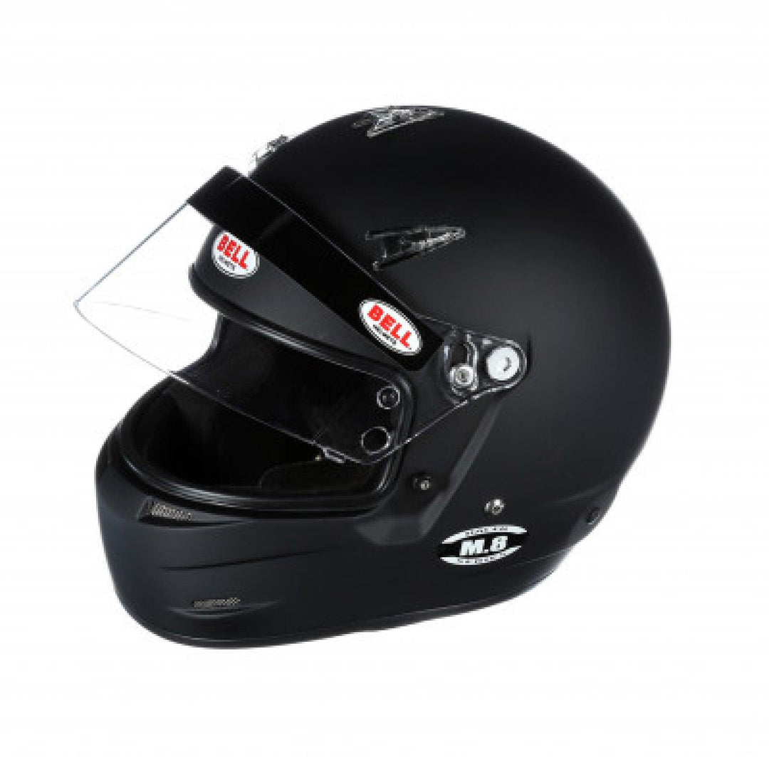 Bell M8 Racing Helmet-Matte Black Size 2X Extra Small - Attacking the Clock Racing