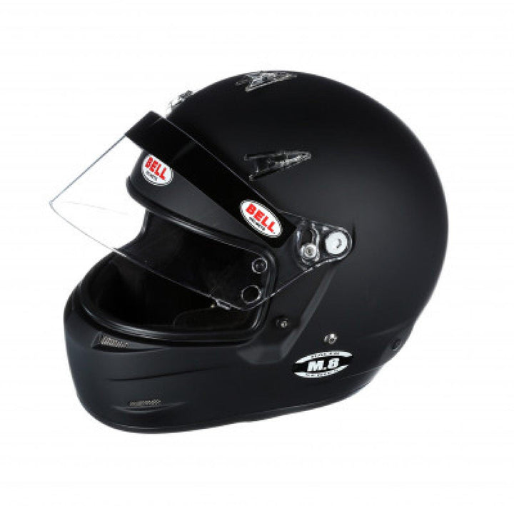 Bell M8 Racing Helmet-Matte Black Size Medium - Attacking the Clock Racing