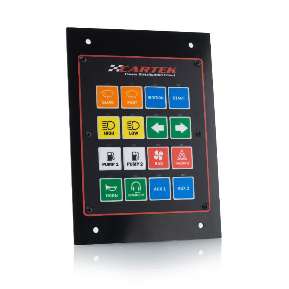 Cartek 16 Channel Power Distribution Panel - Attacking the Clock Racing