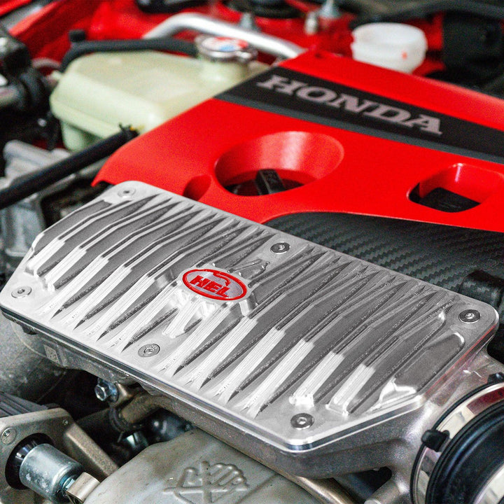 HEL Performance Honda Civic FL5 2.0 Type R (2023-) Solid Billet Turbo Inlet Pipe Heat Sink - Attacking the Clock Racing