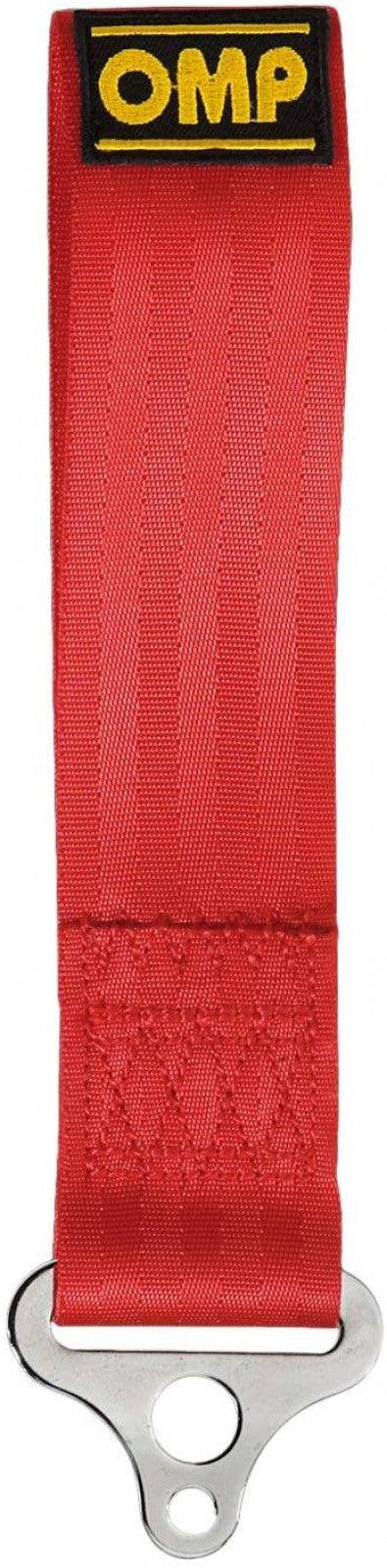 OMP Tow Strap Red - Attacking the Clock Racing