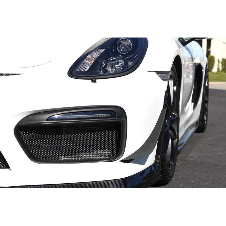 Porsche 981 Cayman GT4 Front Bumper Canards 2015-2016