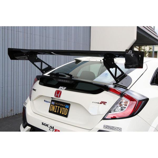 APR Performance GT-250 Honda Civic Type R Spec Adjustable Carbon Fiber Wing (2017) - Attacking the Clock Racing