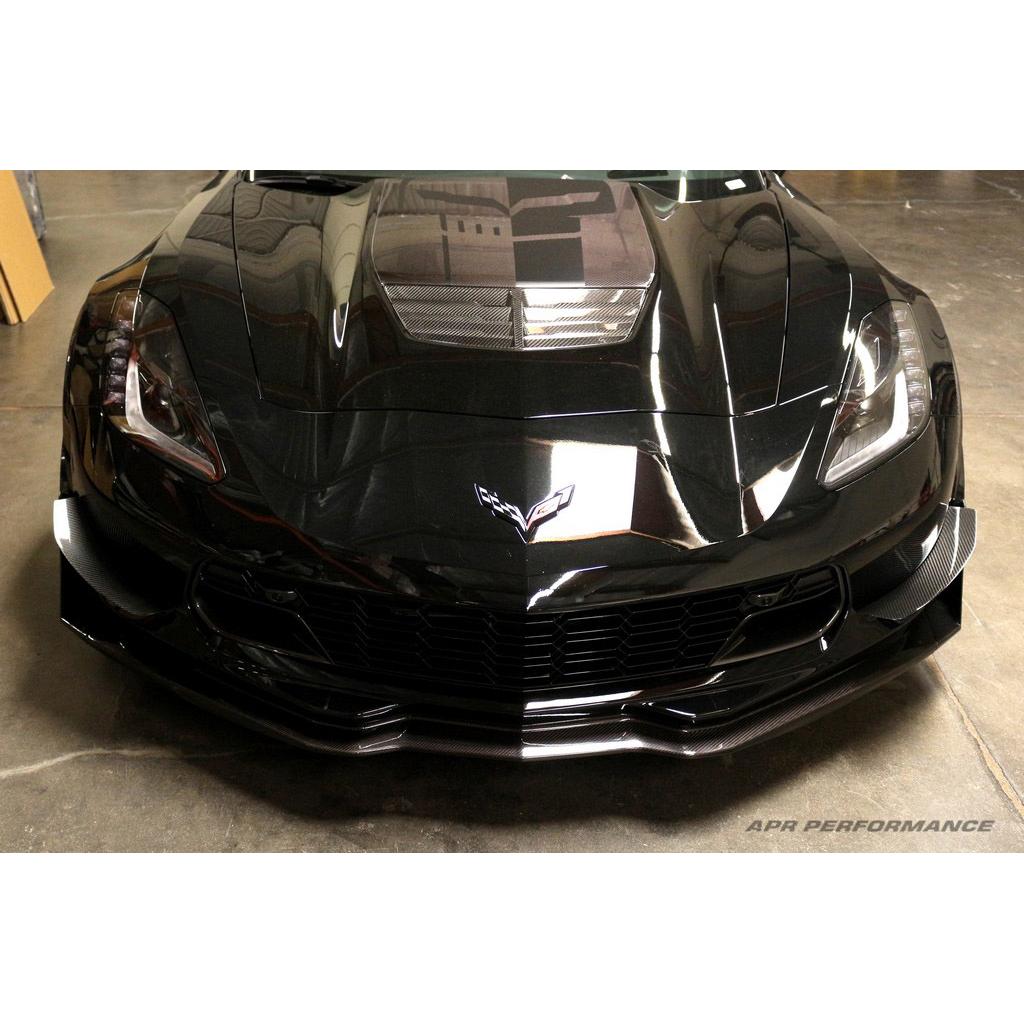 Chevrolet Corvette C7 / C7 Z06 Front Bumper Race Canards 2014-2019