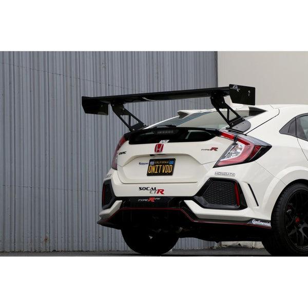 APR Performance GT-250 Honda Civic Type R Spec Adjustable Carbon Fiber Wing (2017) - Attacking the Clock Racing