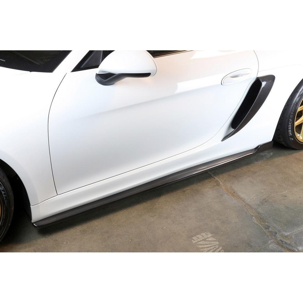 Porsche 981 Cayman GT4 Side Rocker Extensions/ Side Skirt 2015-2016