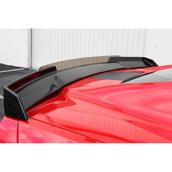 APR Performance Carbon Fiber Rear Spoiler Version II Track Pack Corvette C7 - Attacking the Clock Racing