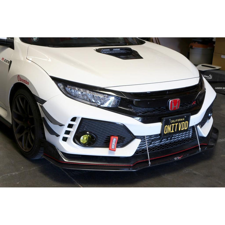 Honda FK8 Civic Type R Front Bumper Canards 2017 - 2021