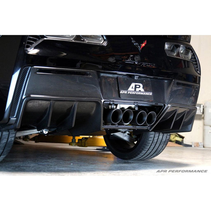 APR Performance Chevrolet Corvette C7 Z06 Rear Diffuser 2014-2019  Version 2