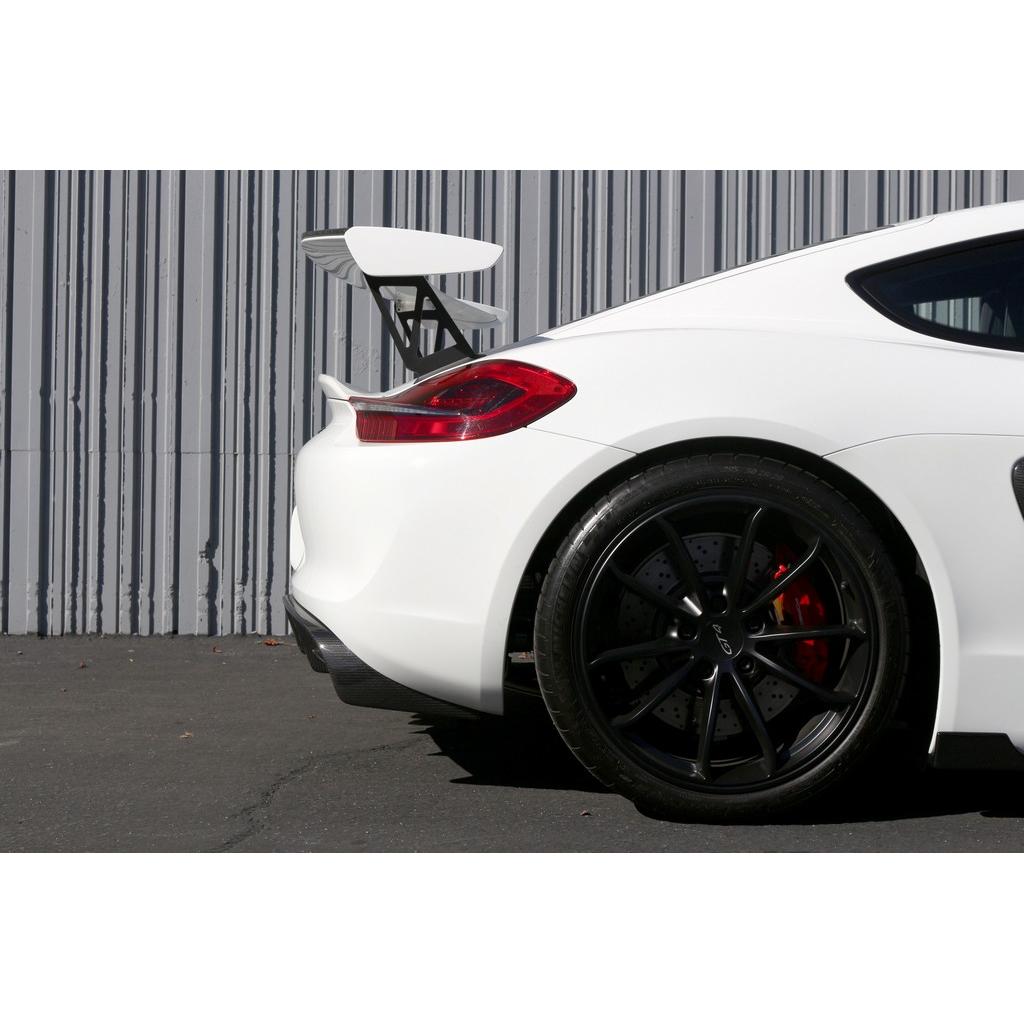 Porsche 981 Cayman GT4 Factory Wing Extension kit 2015-2016