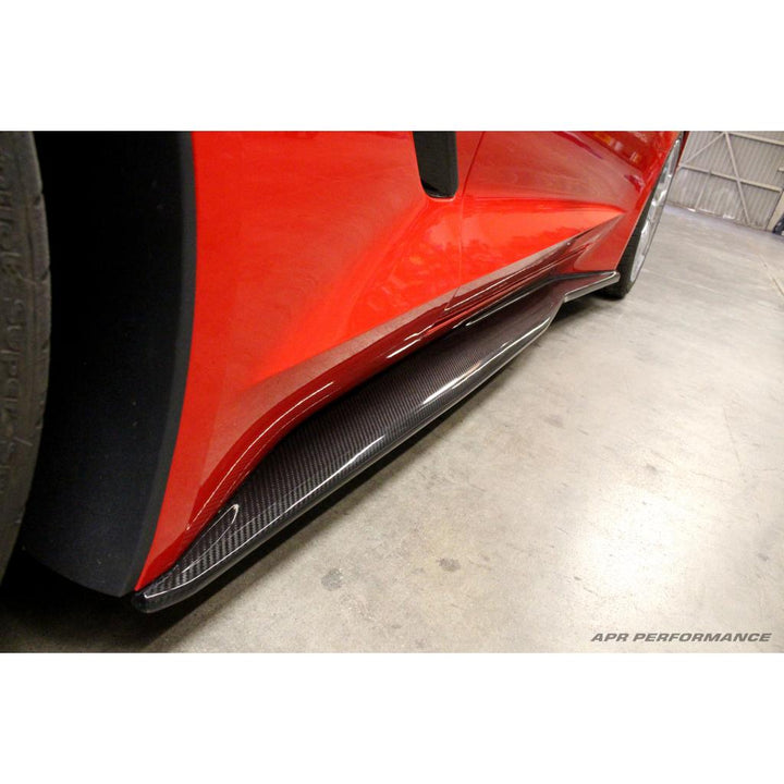 Chevrolet Corvette C7 C7 Z06 Side Rocker Extensions/ Side Skirt 2014-19