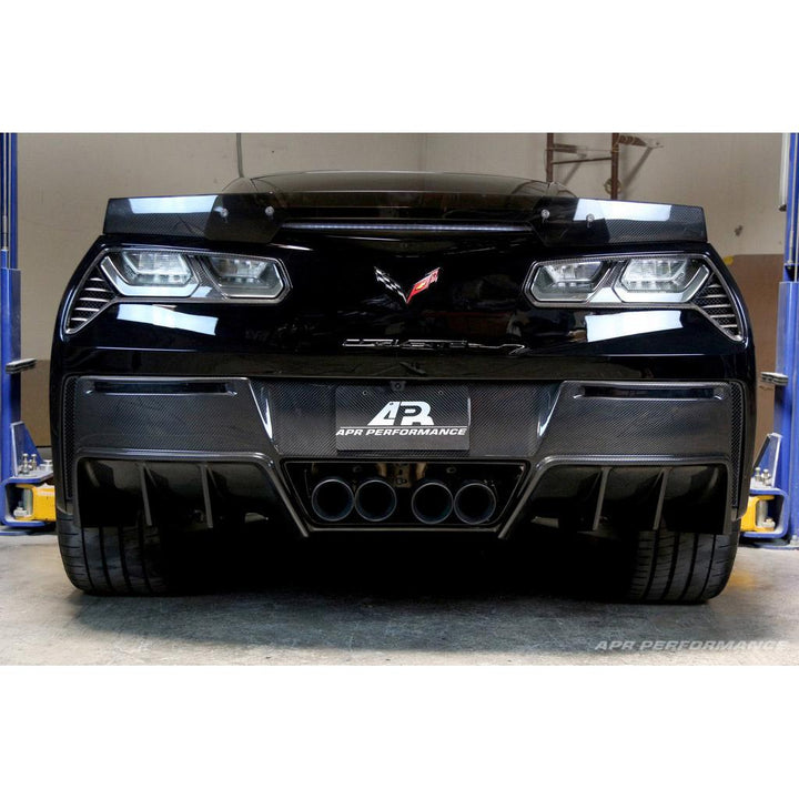 APR Performance Chevrolet Corvette C7 Z06 Rear Diffuser 2014-2019  Version 2