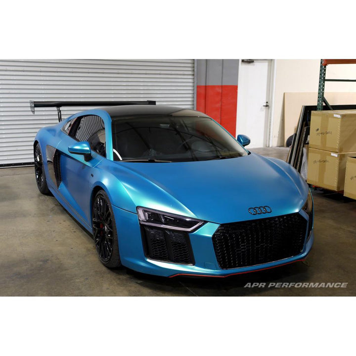 GTC-500 Adjustable Wing w Carbon Active Spoiler Panel Replacement Audi R8 2016-2022