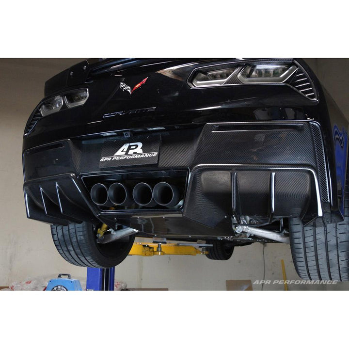 APR Performance Chevrolet Corvette C7 Z06 Rear Diffuser 2014-2019  Version 2