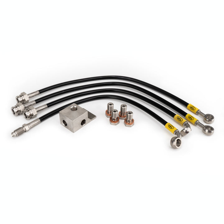 HEL Braided Brake Lines for Mazda Miata / MX-5 (NA/NB) Sport with Factory Big Brakes (1994-2005)