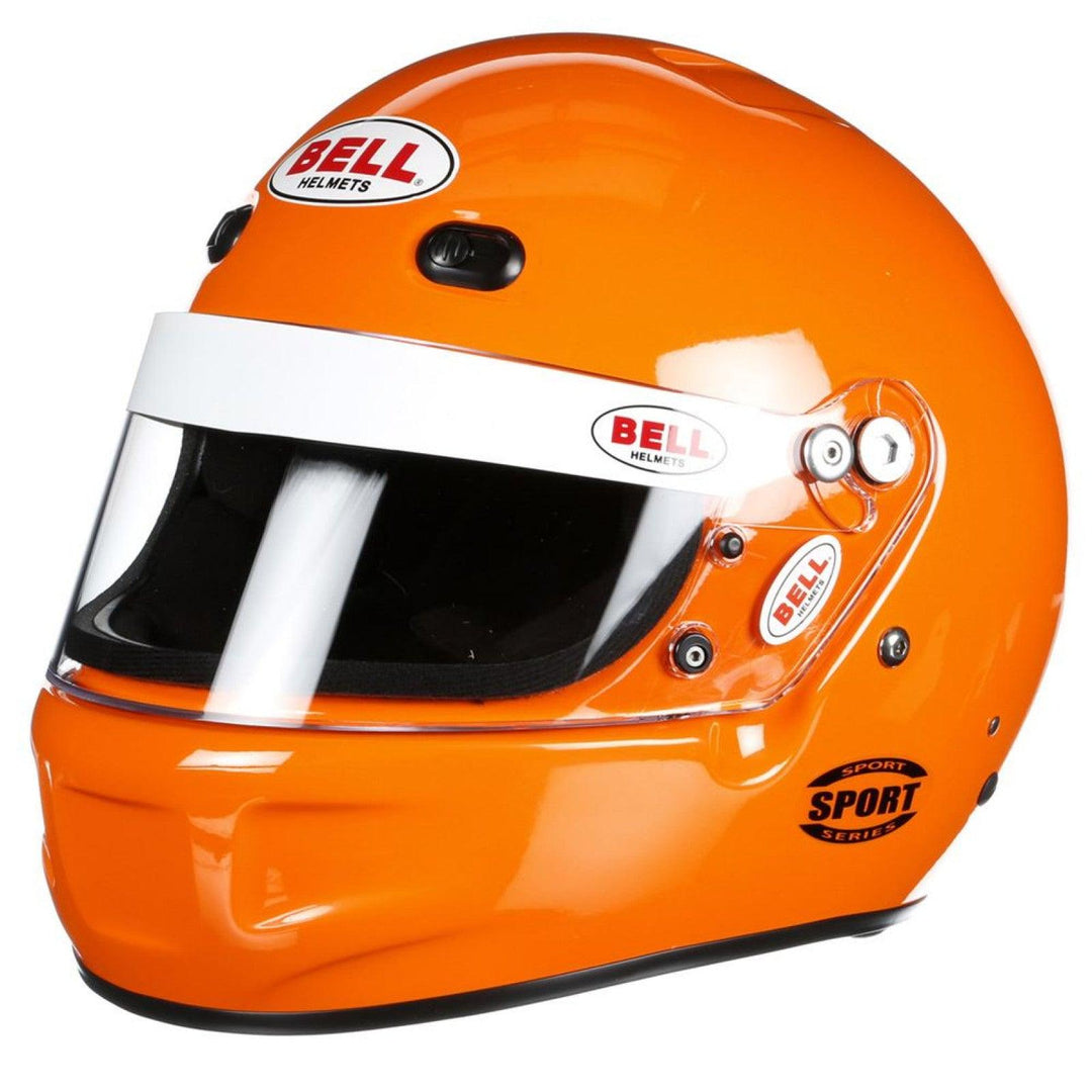 Bell K1 Sport Orange Helmet Large (60) - Attacking the Clock Racing