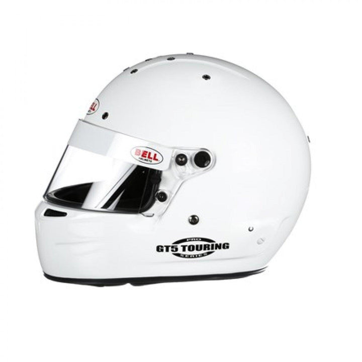 Bell GT5 Touring Helmet Medium White 58-59 cm - Attacking the Clock Racing