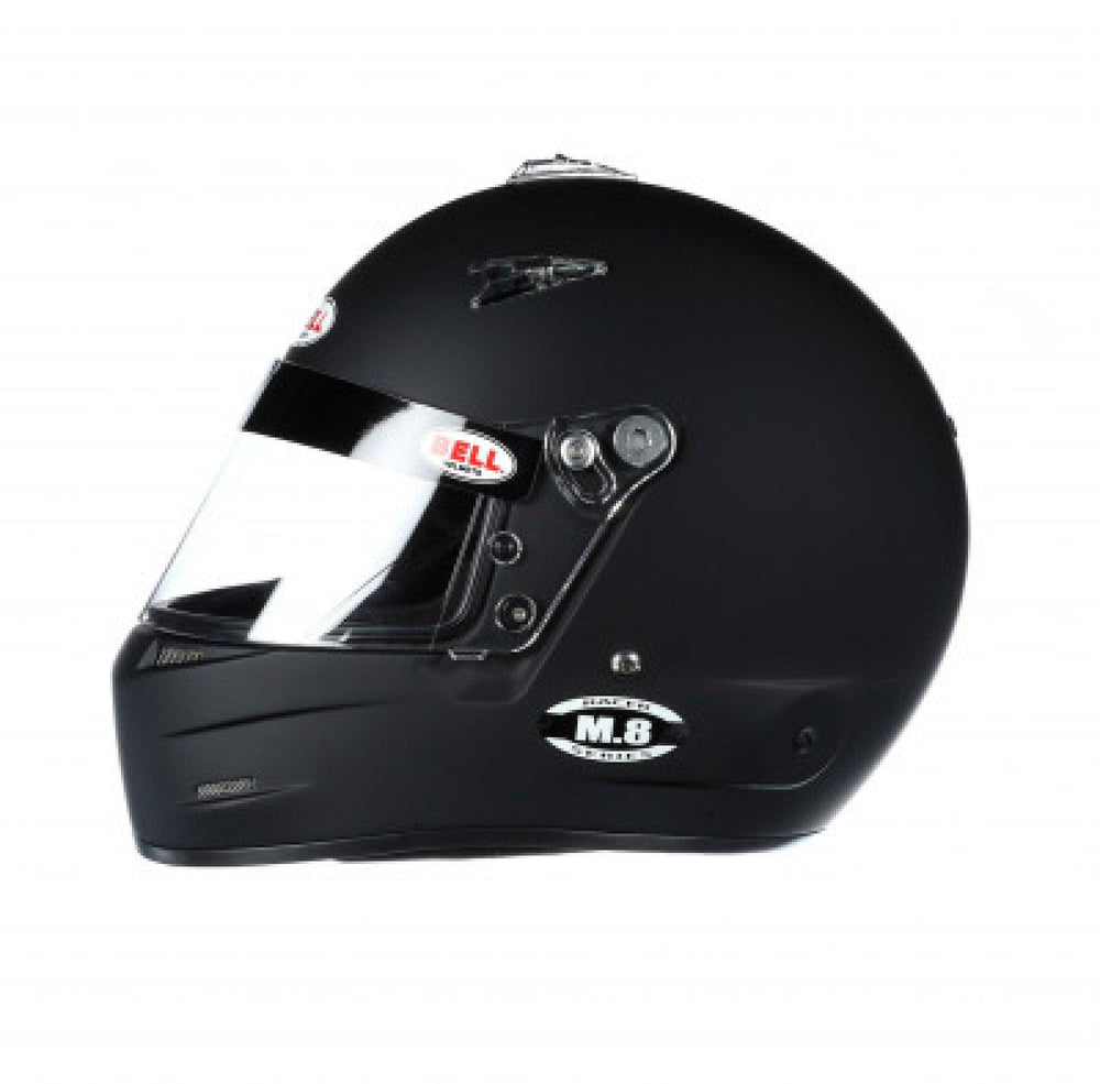 Bell M8 Racing Helmet-Matte Black Size Extra Small - Attacking the Clock Racing