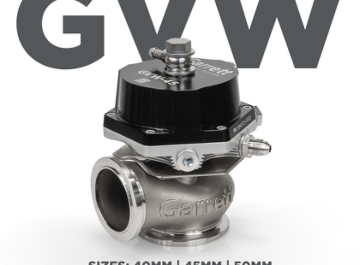 Garrett GVW-40 40mm Wastegate Kit - Black - Attacking the Clock Racing