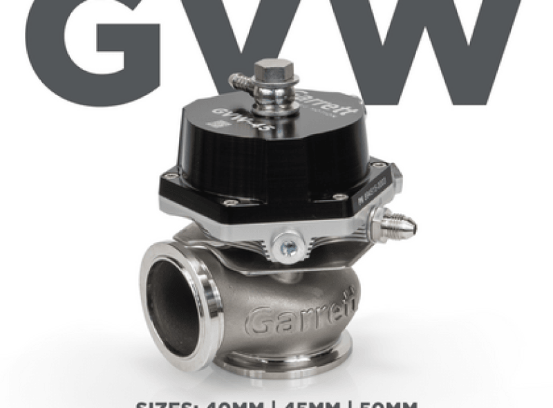 Garrett GVW-45 45mm Wastegate Kit - Black - Attacking the Clock Racing