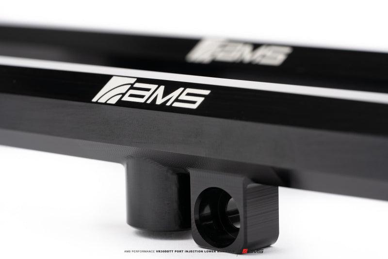 AMS Performance 2023+ Nissan Z Port Injection Lower Manifold - Black - Attacking the Clock Racing