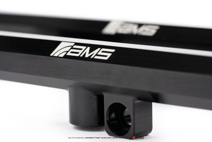 AMS Performance Infiniti Q50/Q60 Port Injection Lower Manifold - Black - Attacking the Clock Racing