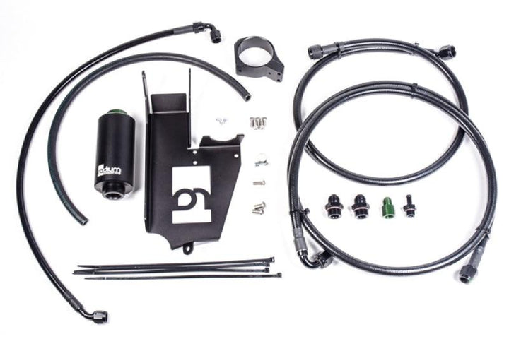 Radium Engineering Fuel Hanger Plumbing Kit Mitsubishi Evo 7/8/9 - Stainless Filter - Attacking the Clock Racing