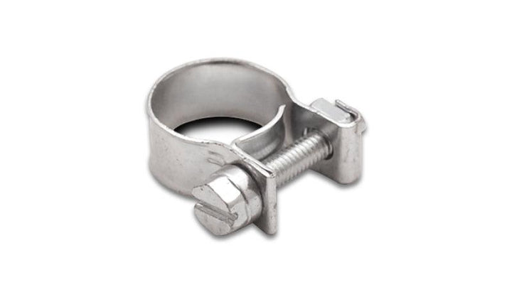 Vibrant Inj Style Mini Hose Clamps 8-10mm clamping range Pack of 10 Zinc Plated Mild Steel - Attacking the Clock Racing