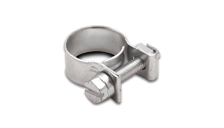 Vibrant Inj Style Mini Hose Clamps 14-16mm clamping range Pack of 10 Zinc Plated Mild Steel - Attacking the Clock Racing