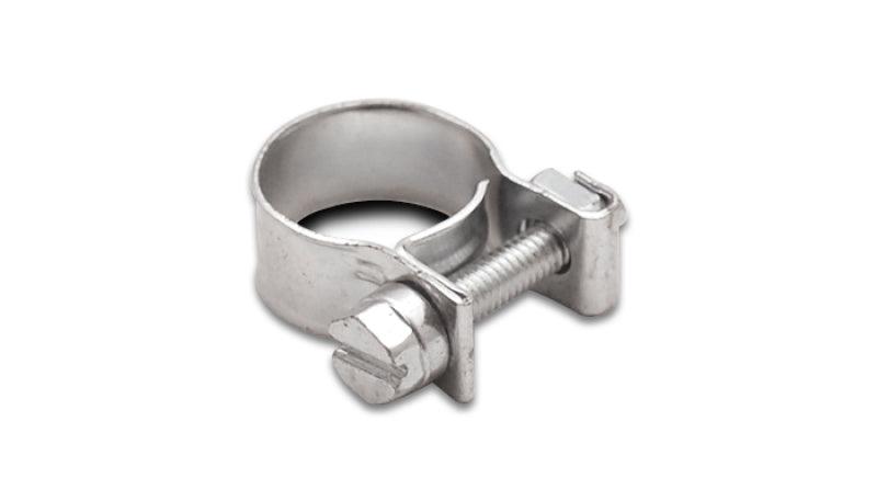 Vibrant Inj Style Mini Hose Clamps 12-14mm clamping range Pack of 10 Zinc Plated Mild Steel - Attacking the Clock Racing