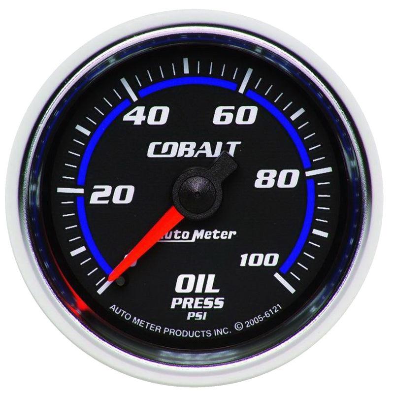 Autometer Cobalt 52mm 100 PSI Mechanical Oil Pressure Gauge - Attacking the Clock Racing